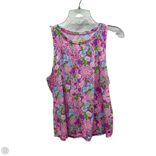 Top Sleeveless Designer By Lilly Pulitzer In Multi-colored, Size: Xl