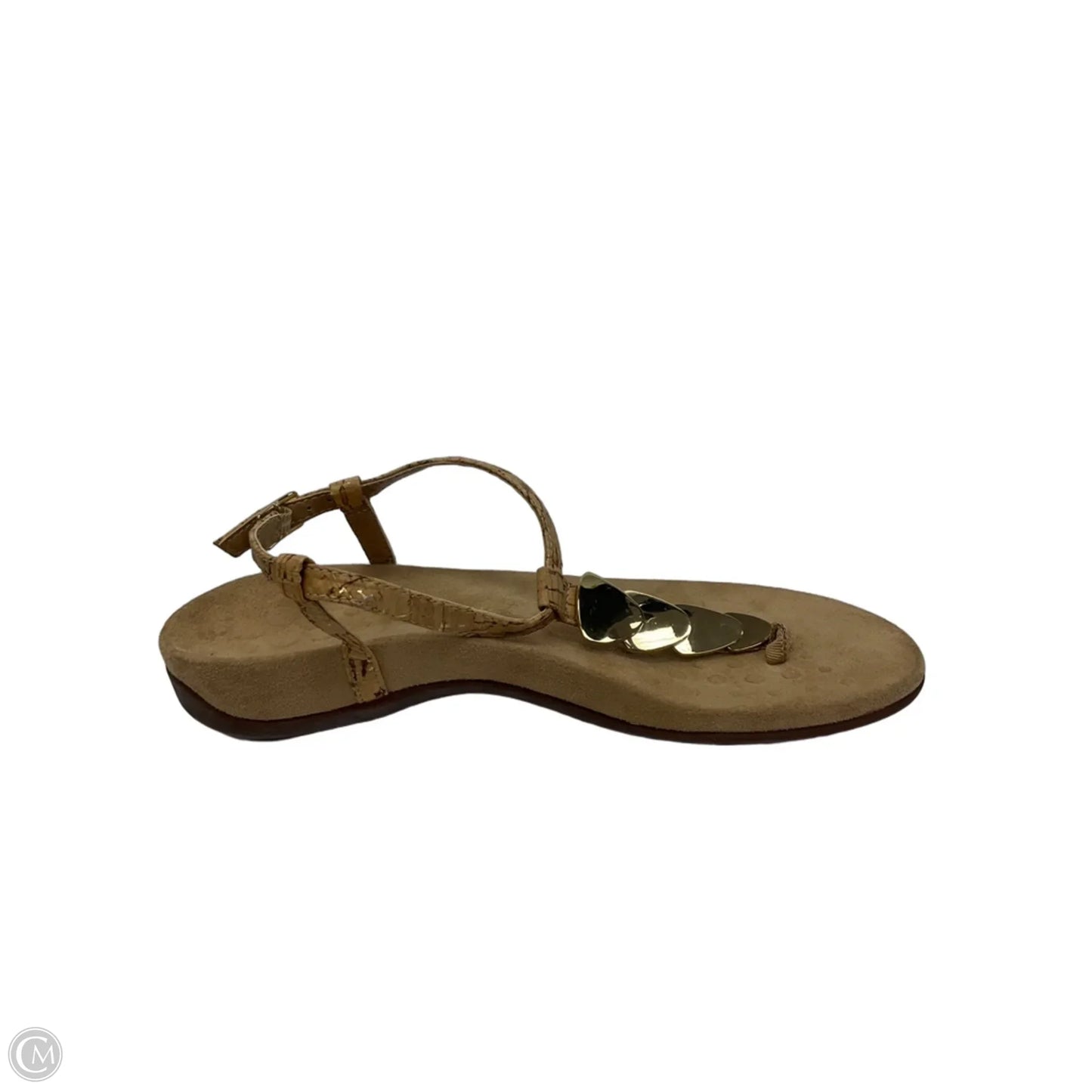 Sandals Flats By Vionic In Beige, Size: 8.5