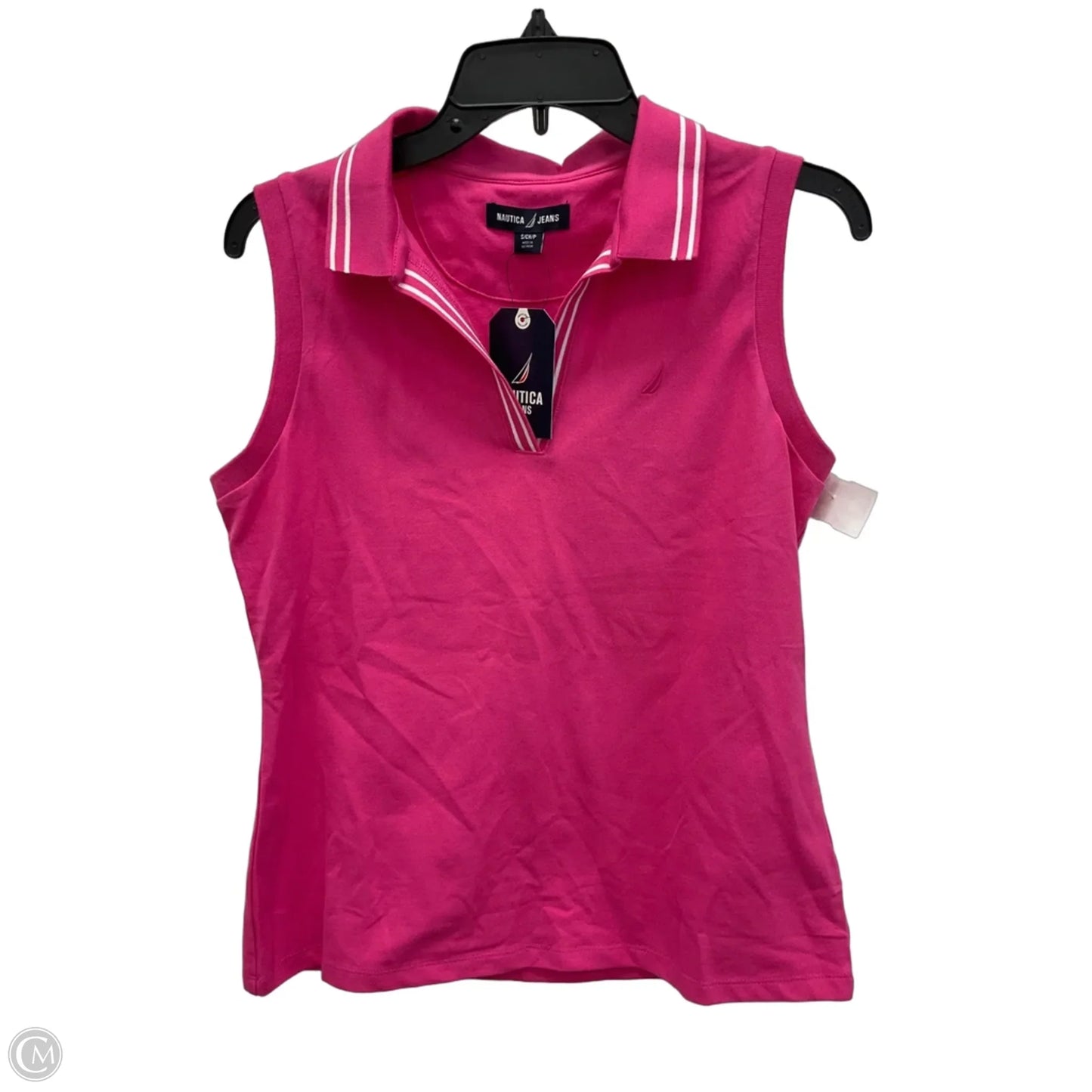 Top Sleeveless By Nautica In Pink, Size: S