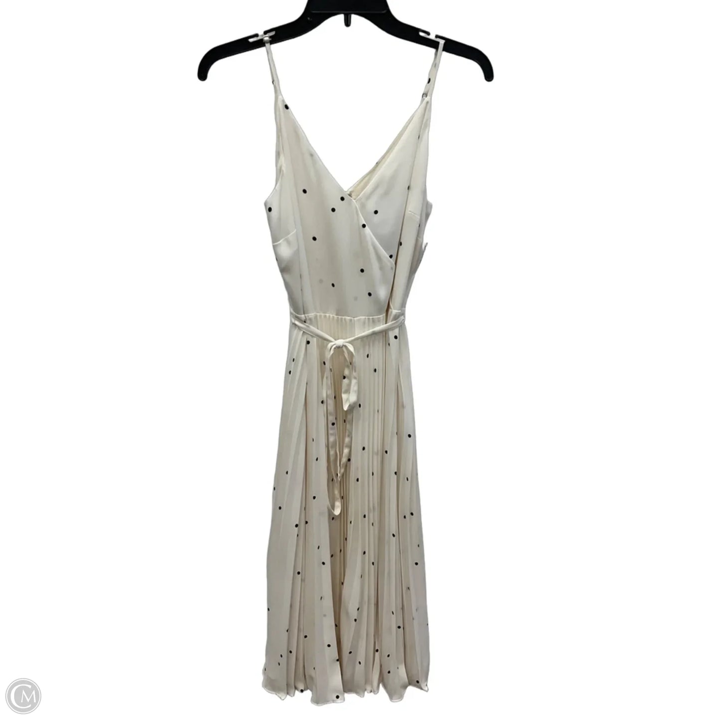 Dress Casual Midi By Loft In Polkadot Pattern, Size: Xs