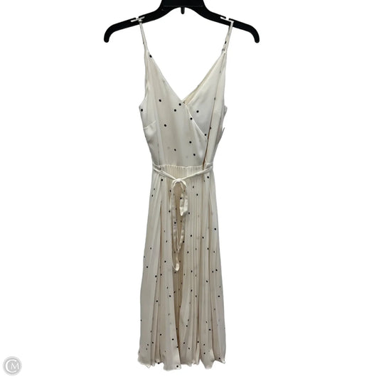 Dress Casual Midi By Loft In Polkadot Pattern, Size: Xs
