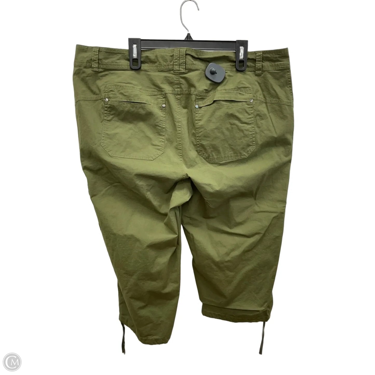 Capris By Ellos In Green, Size: 24