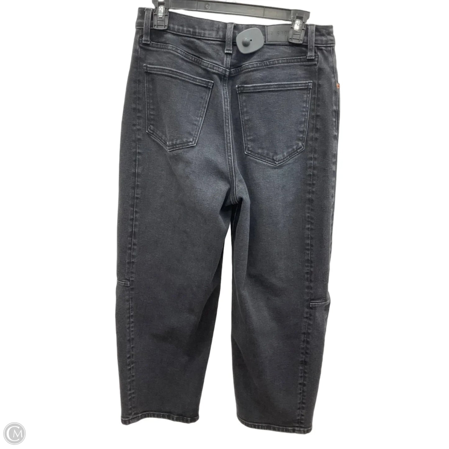 Jeans Straight By Pistola In Black Denim, Size: 8