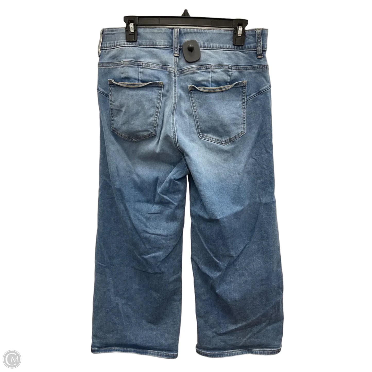 Jeans Cropped By Torrid In Blue Denim, Size: 10
