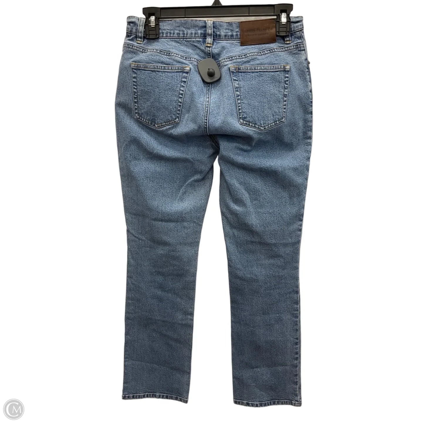 Jeans Straight By Lauren By Ralph Lauren In Blue Denim, Size: 6p