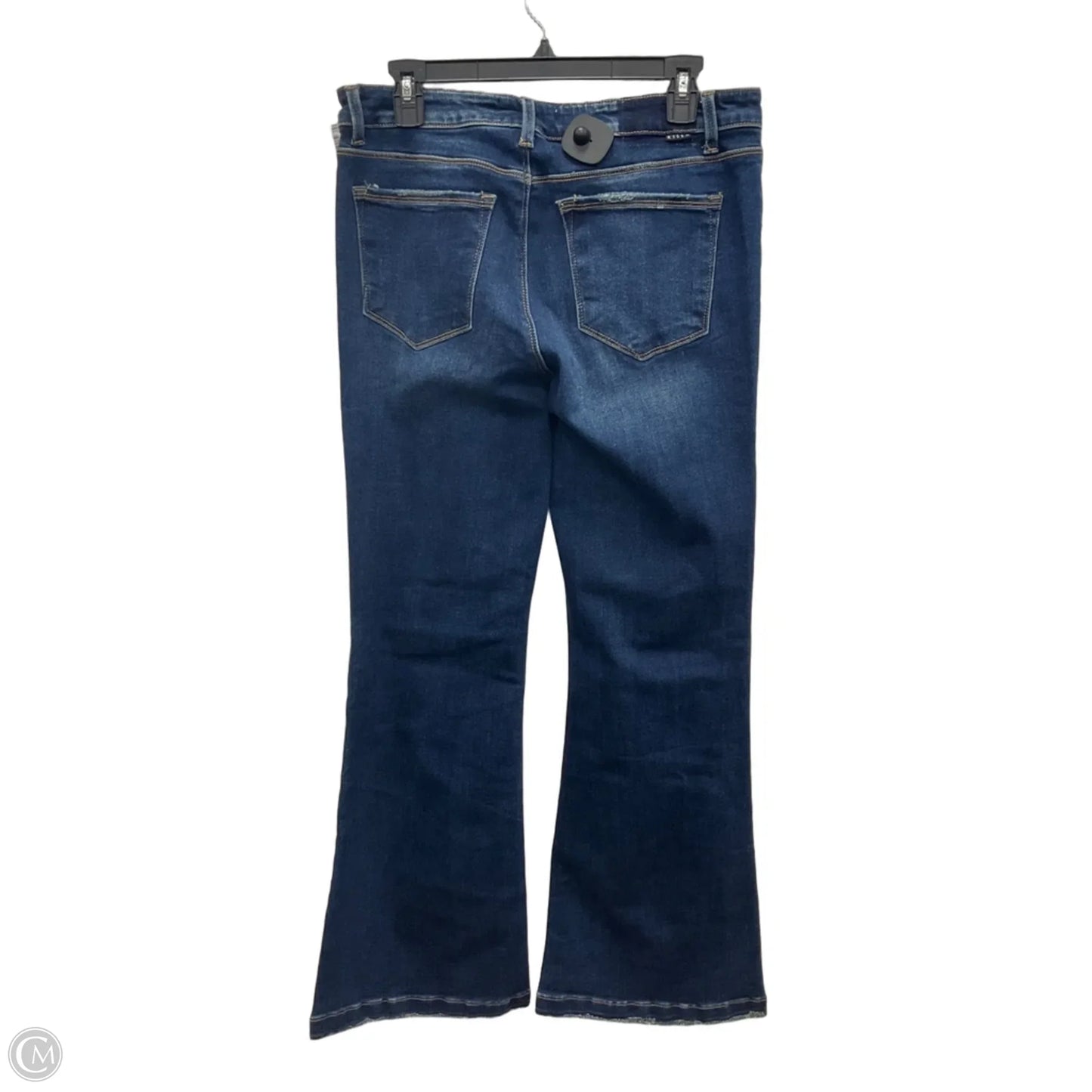 Jeans Flared By Risen In Blue Denim, Size: 12