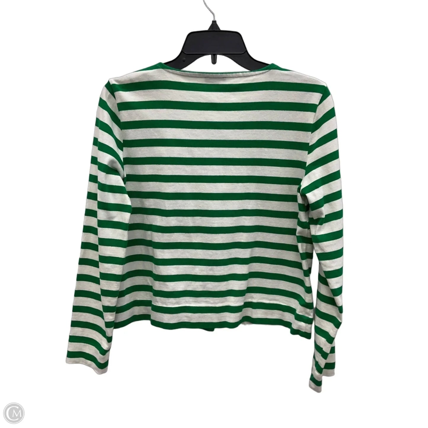 Top Long Sleeve By Talbots In Striped Pattern, Size: Xs