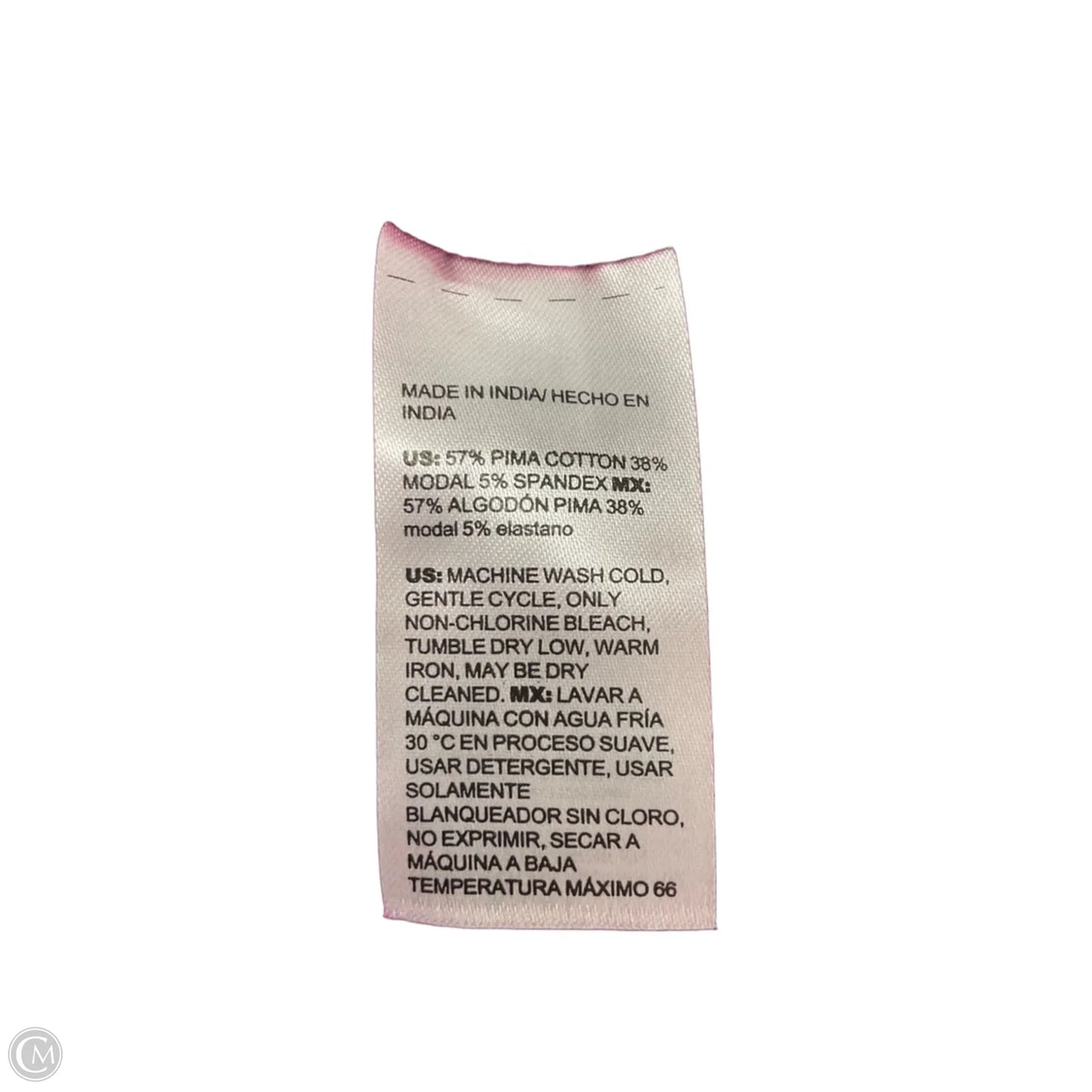 Top Long Sleeve Basic By Chicos In Pink, Size: Xxl