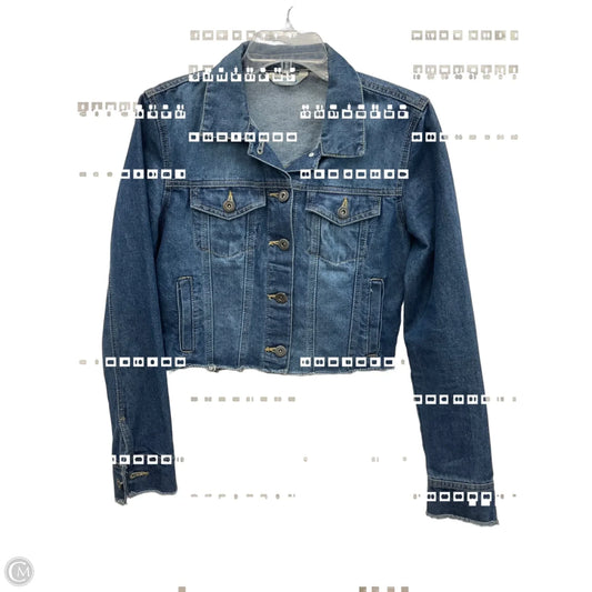 Jacket Denim By Highway In Blue Denim, Size: M