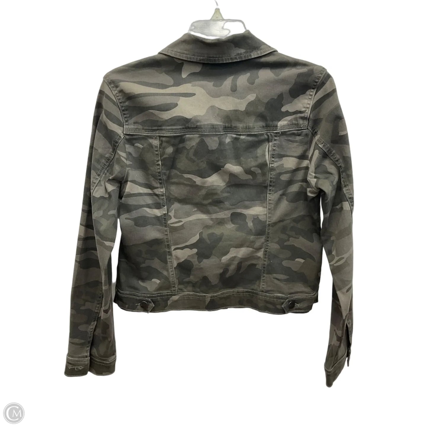 Jacket Denim By D Jeans In Camouflage Print, Size: S