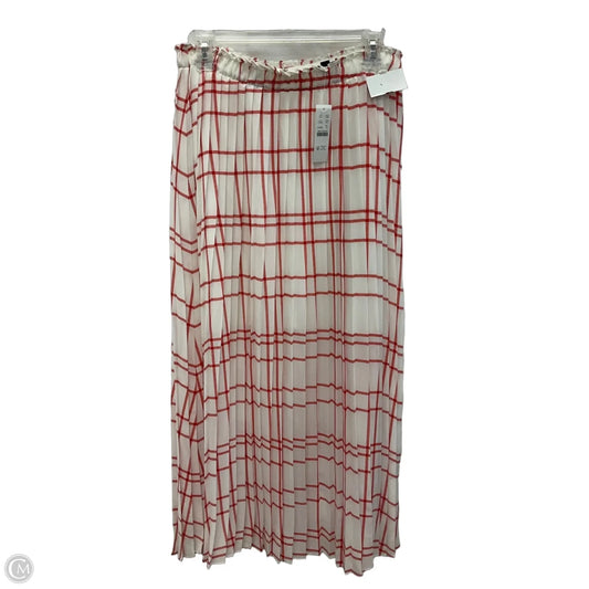 Skirt Maxi By J. Crew In Red & White, Size: 10