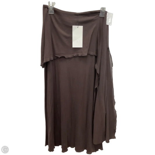 Skirt Maxi By Zara In Brown, Size: L