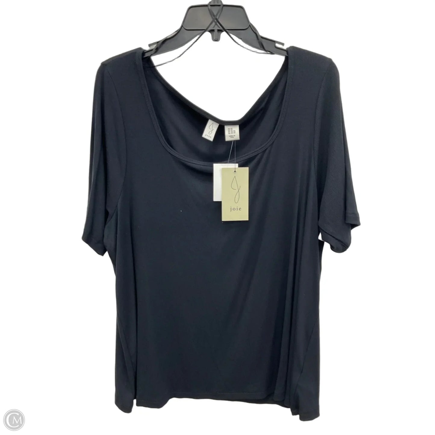 Top Short Sleeve Basic By Joie In Black, Size: 2x