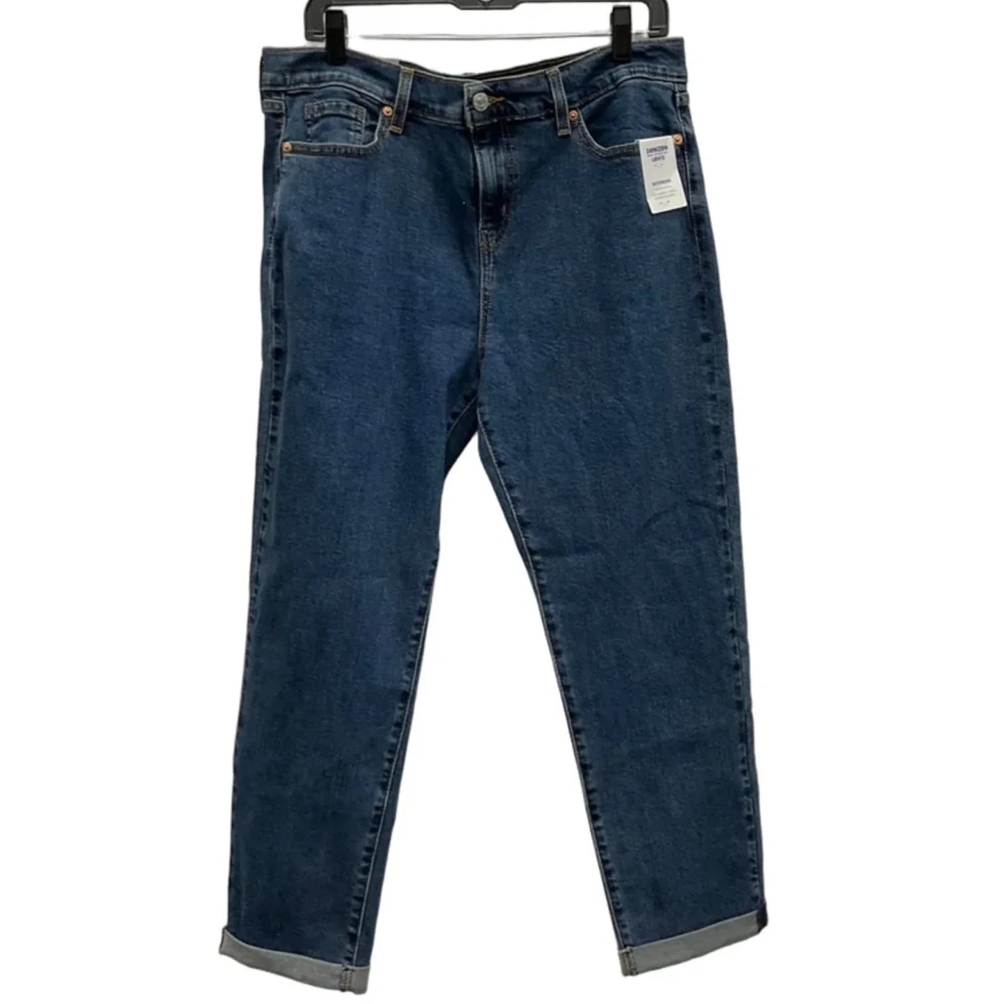 Jeans Boyfriend By Denizen By Levis In Blue Denim, Size: 8