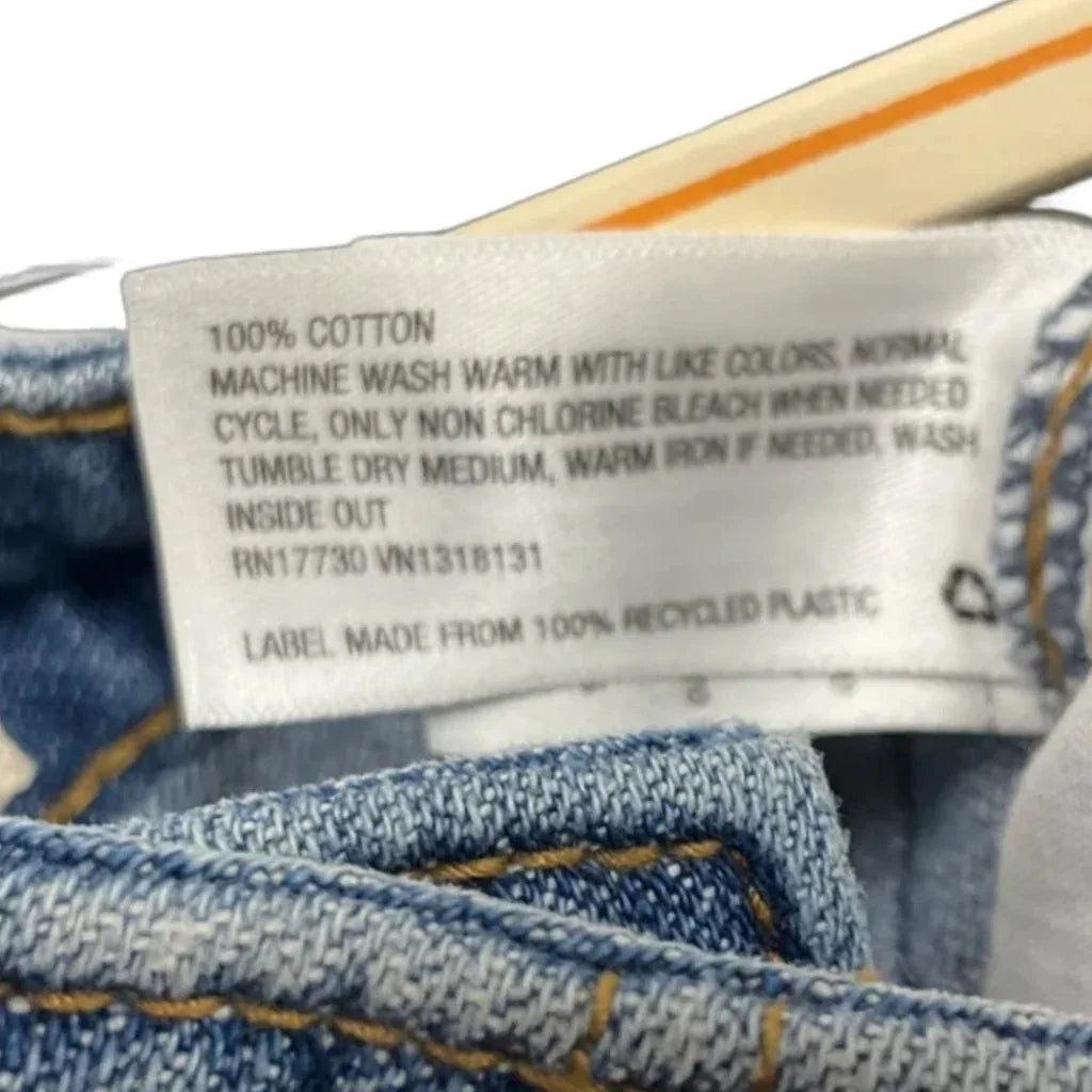 Jeans Straight By Universal Thread In Blue Denim, Size: 0