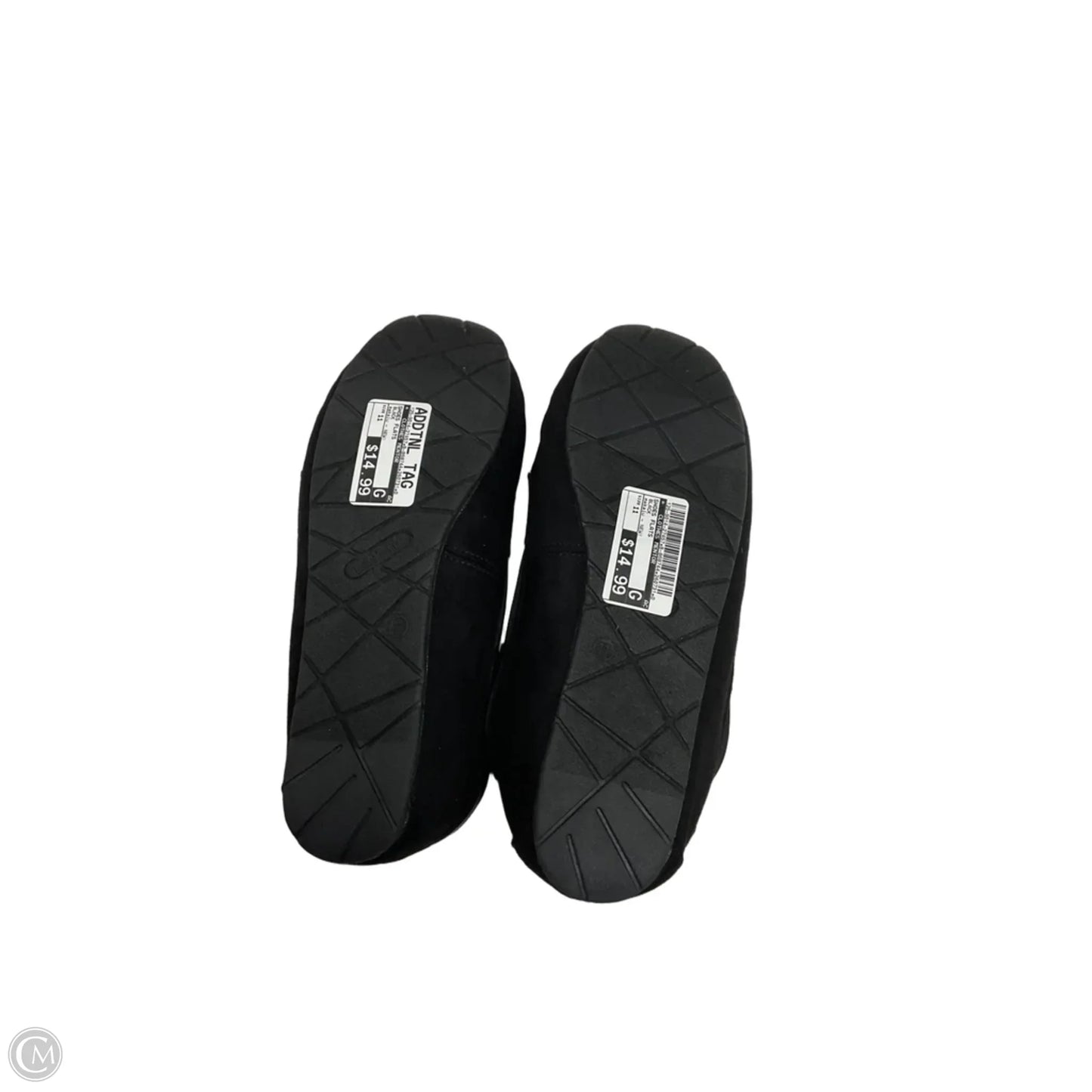Shoes Flats By Clothes Mentor In Black, Size: 11