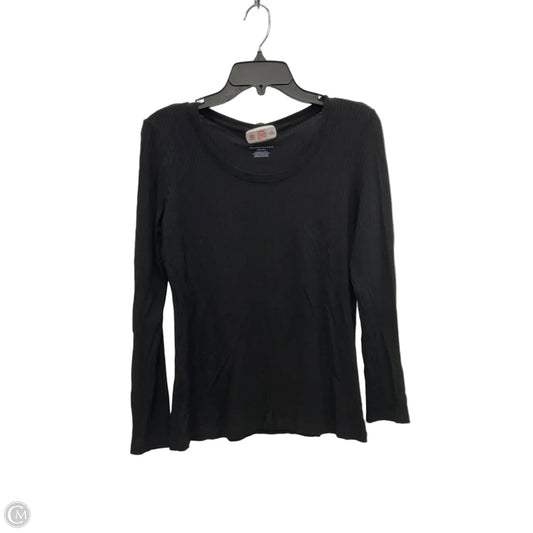 Top Long Sleeve Basic By Rachel Zoe In Black, Size: M