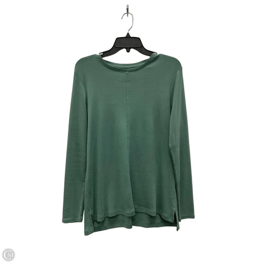 Top Long Sleeve By J. Jill In Green, Size: M