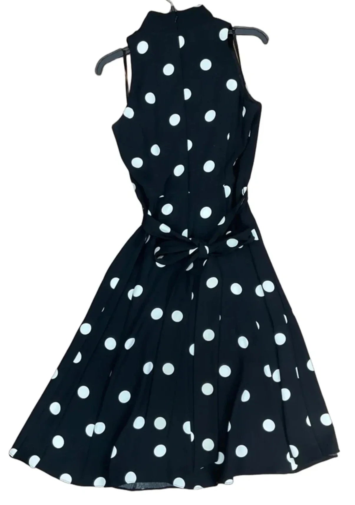 Dress Casual Midi By Lauren By Ralph Lauren In Polkadot Pattern, Size: M