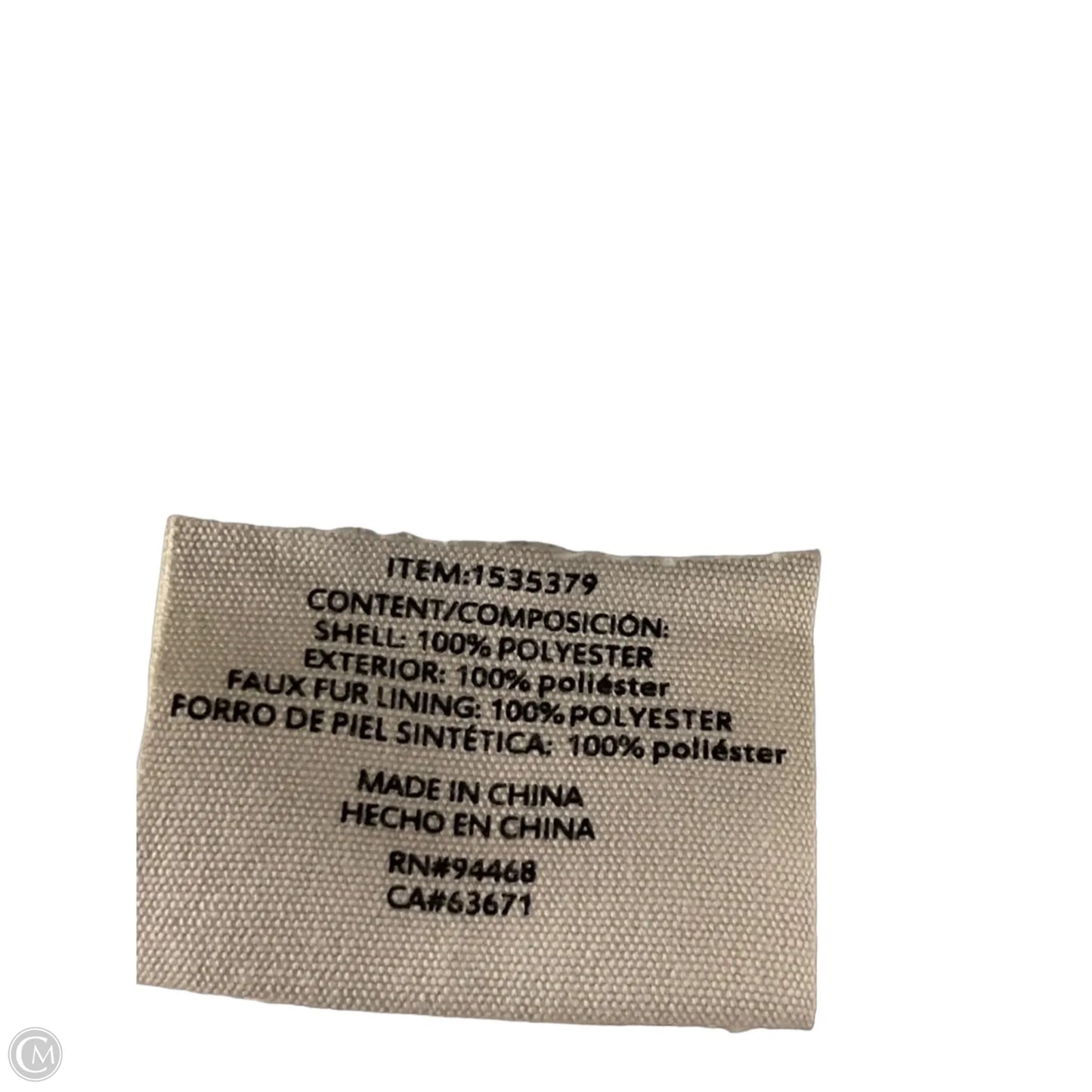 Jacket Shirt By Sage In Plaid Pattern, Size: M