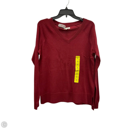 Top Long Sleeve By Lucky Brand In Red, Size: S