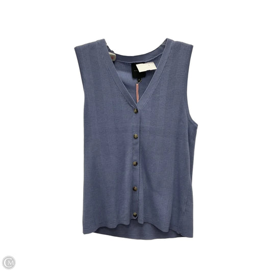 Top Sleeveless By Alex Marie In Blue, Size: Xl