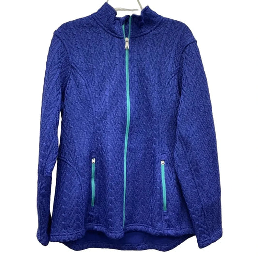 Athletic Jacket By Spyder In Purple, Size: Xl