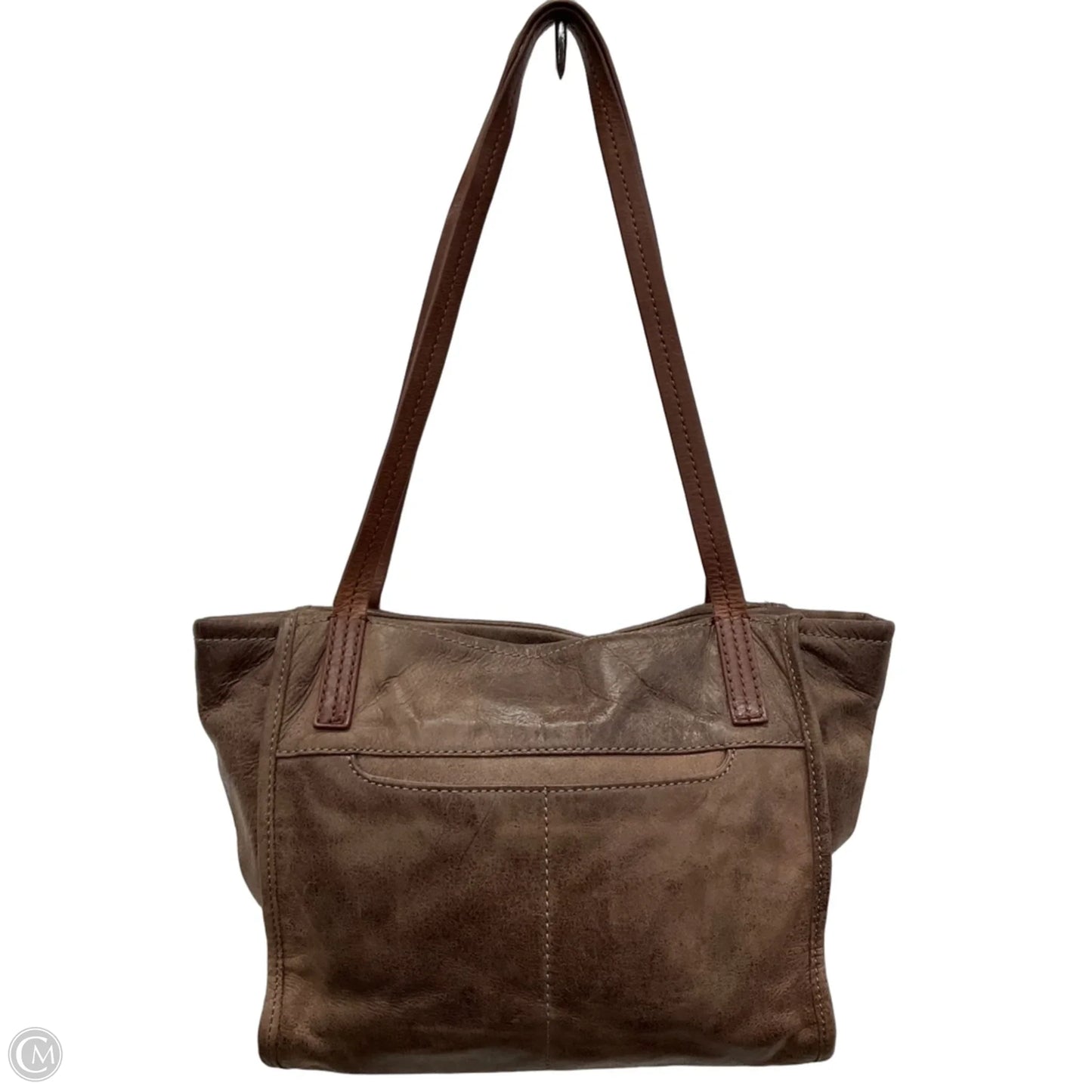 Handbag Leather By Hobo Intl, Size: Medium