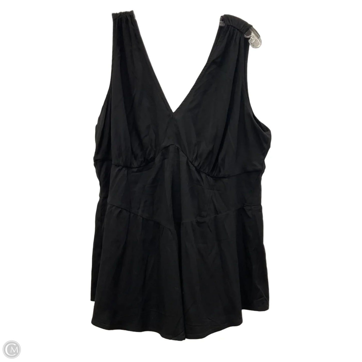 Top Sleeveless By Torrid In Black, Size: 1x
