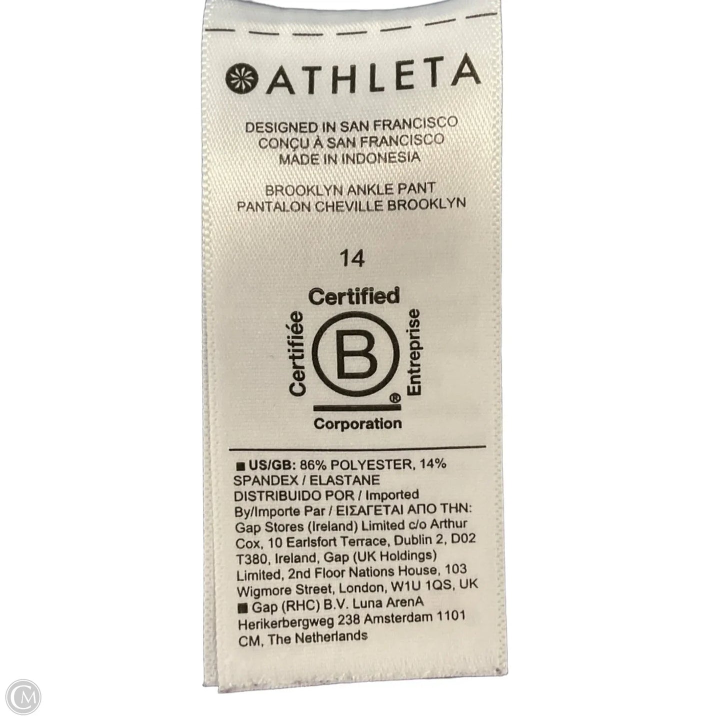 Athletic Pants By Athleta In Blue, Size: Xl
