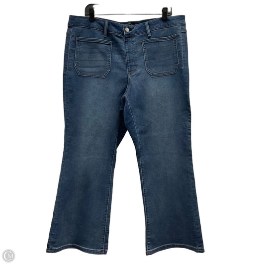 Jeans Wide Leg By Stitch Star In Blue Denim, Size: 1x