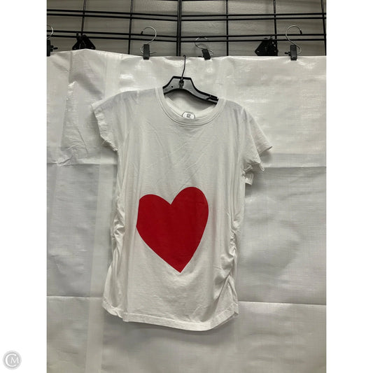 Maternity Top Short Sleeve By Clothes Mentor, Size: S