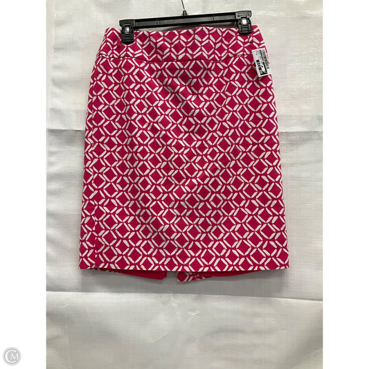 Skirt Mini & Short By Liz Claiborne In Pink & White, Size: 6