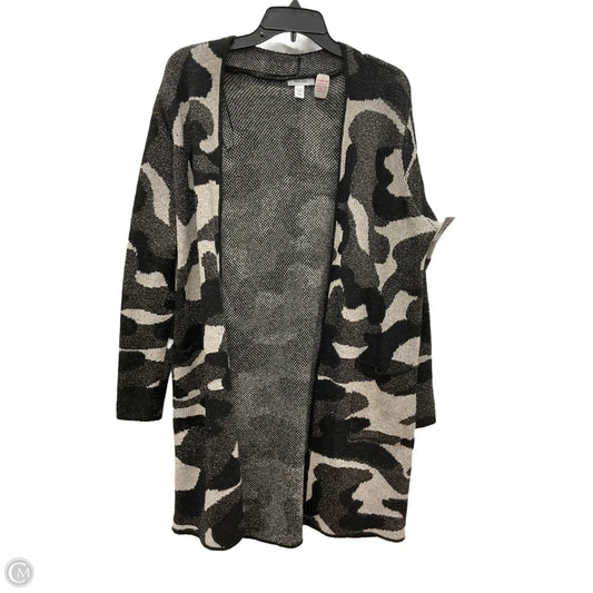 Cardigan By Nine West In Black & Grey, Size: M