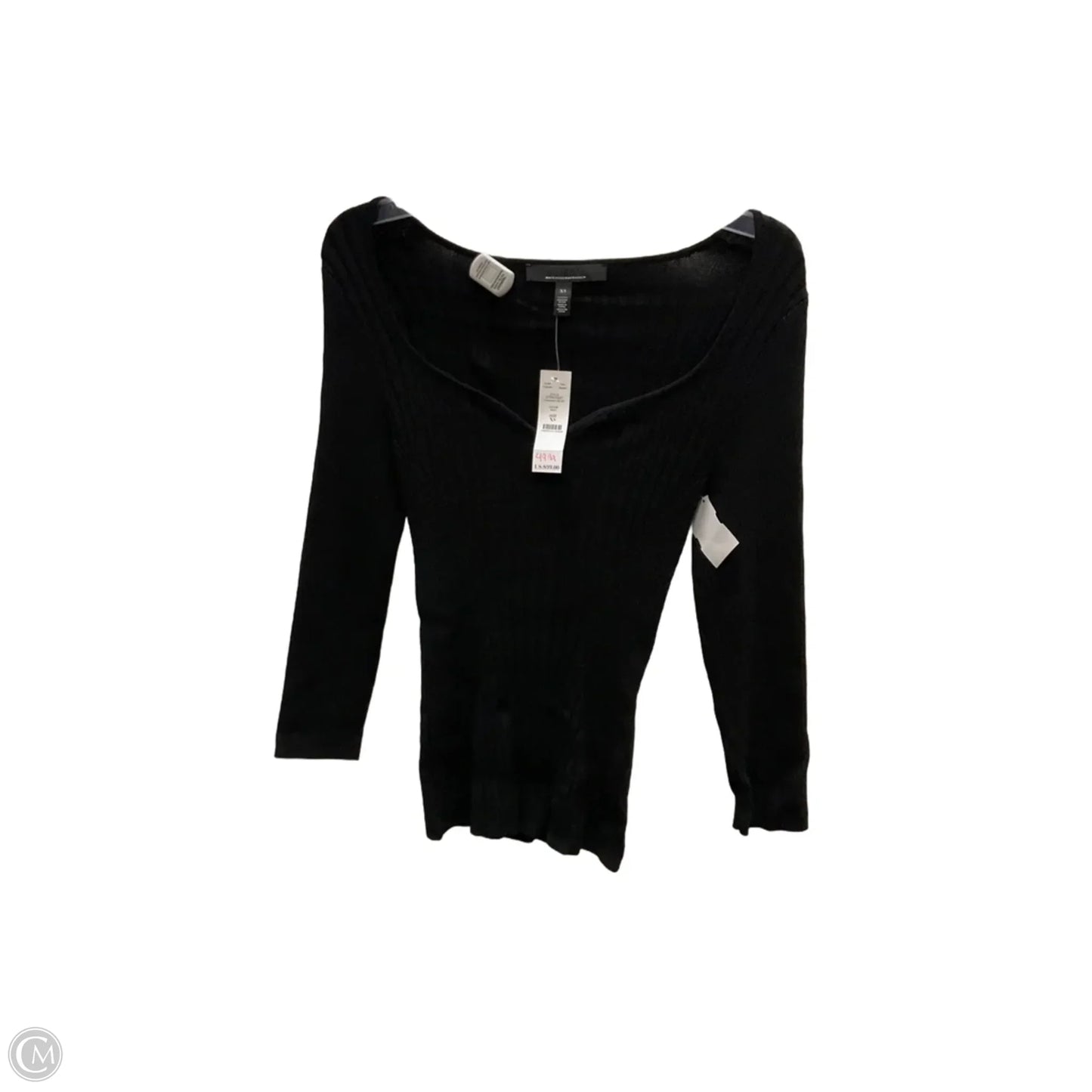 Top Long Sleeve By White House Black Market In Black, Size: Xs
