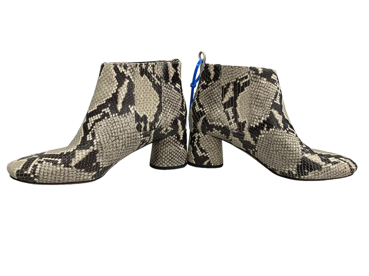 Snakeskin Print Boots Luxury Designer Marc Jacobs, Size 8