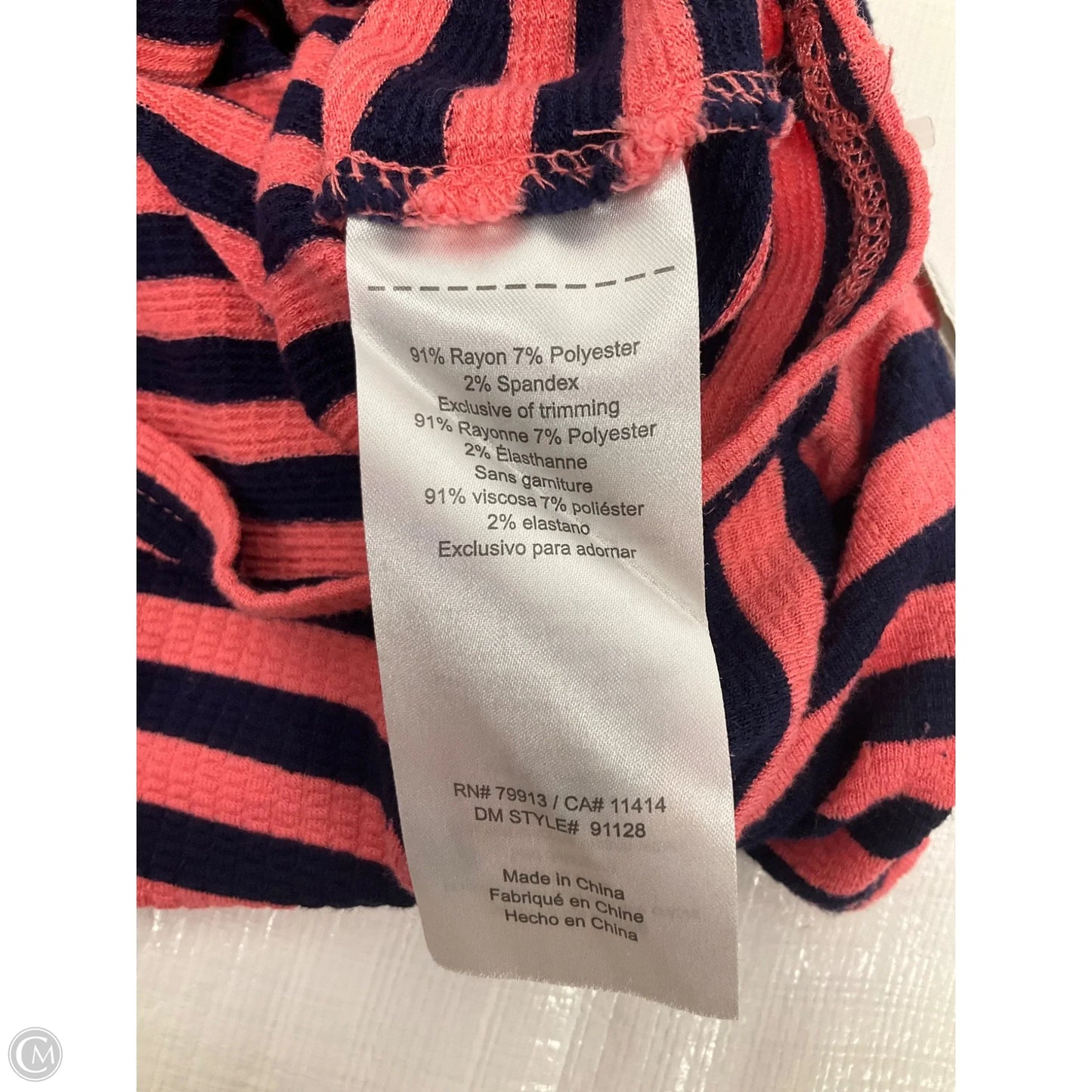 Maternity Top Short Sleeve By Motherhood, Size: M