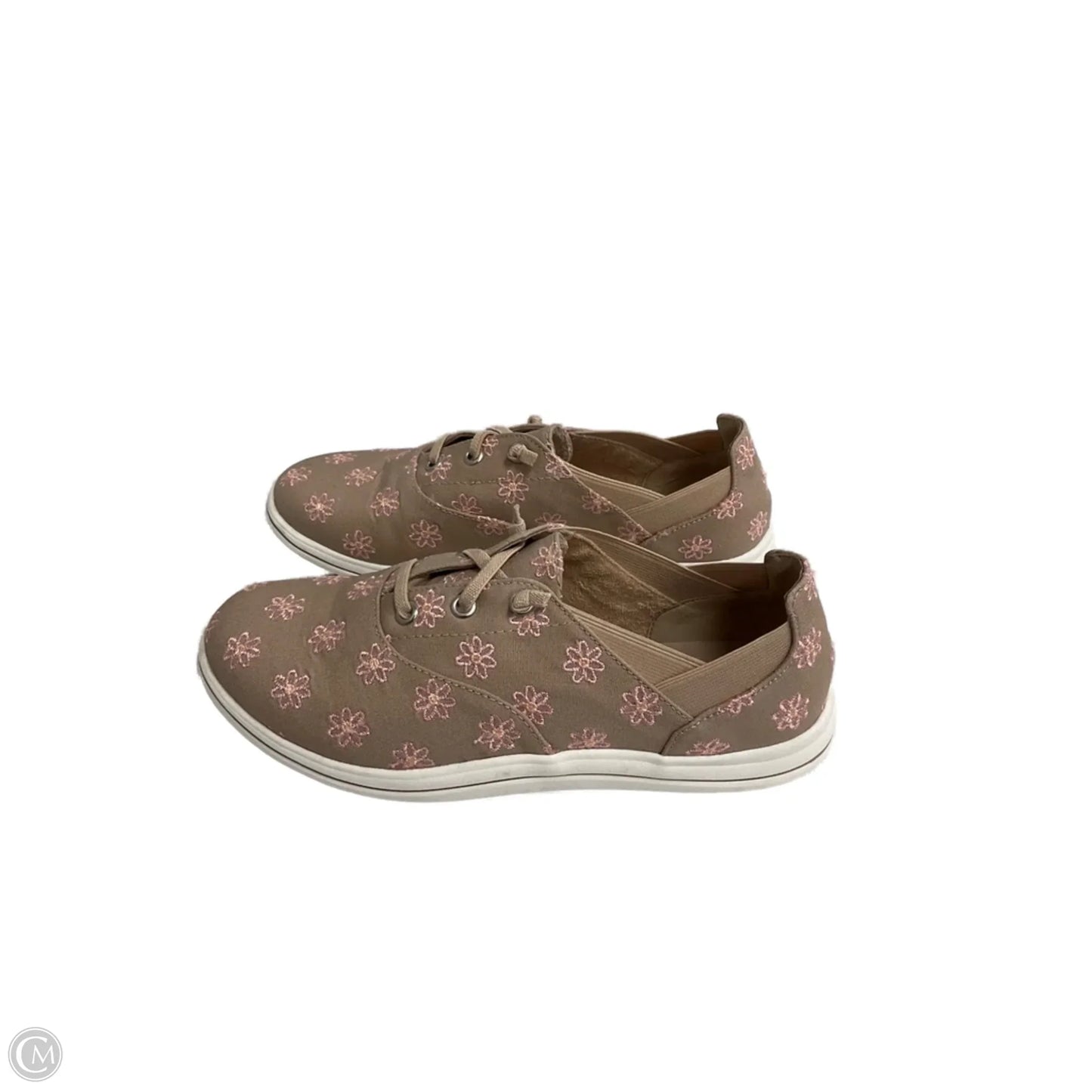 Shoes Flats By Clarks In Floral Print, Size: 7