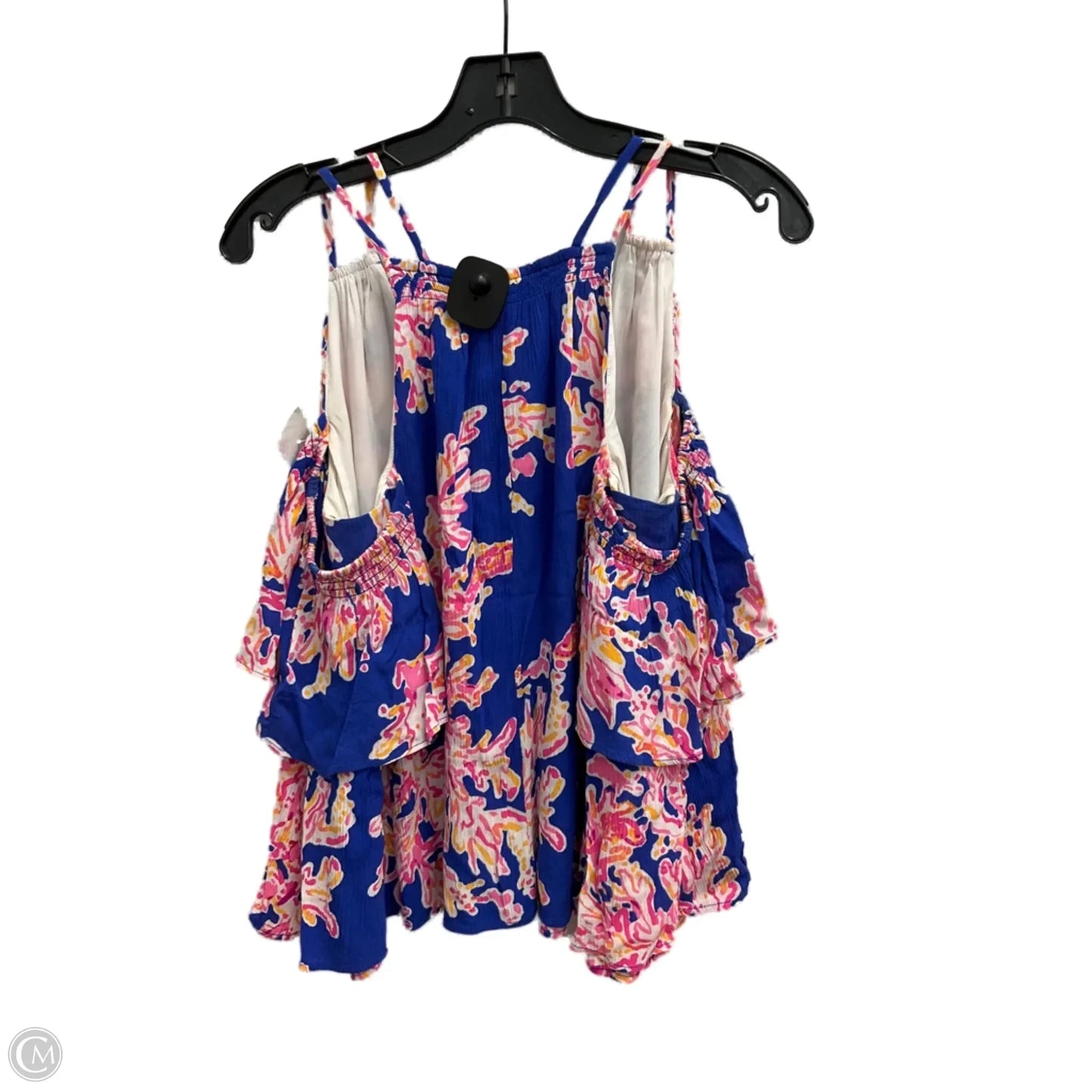 Top Short Sleeve Designer By Lilly Pulitzer In Multi-colored, Size: Xs