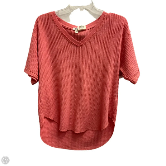 Top Short Sleeve By Dylan In Pink, Size: Xs