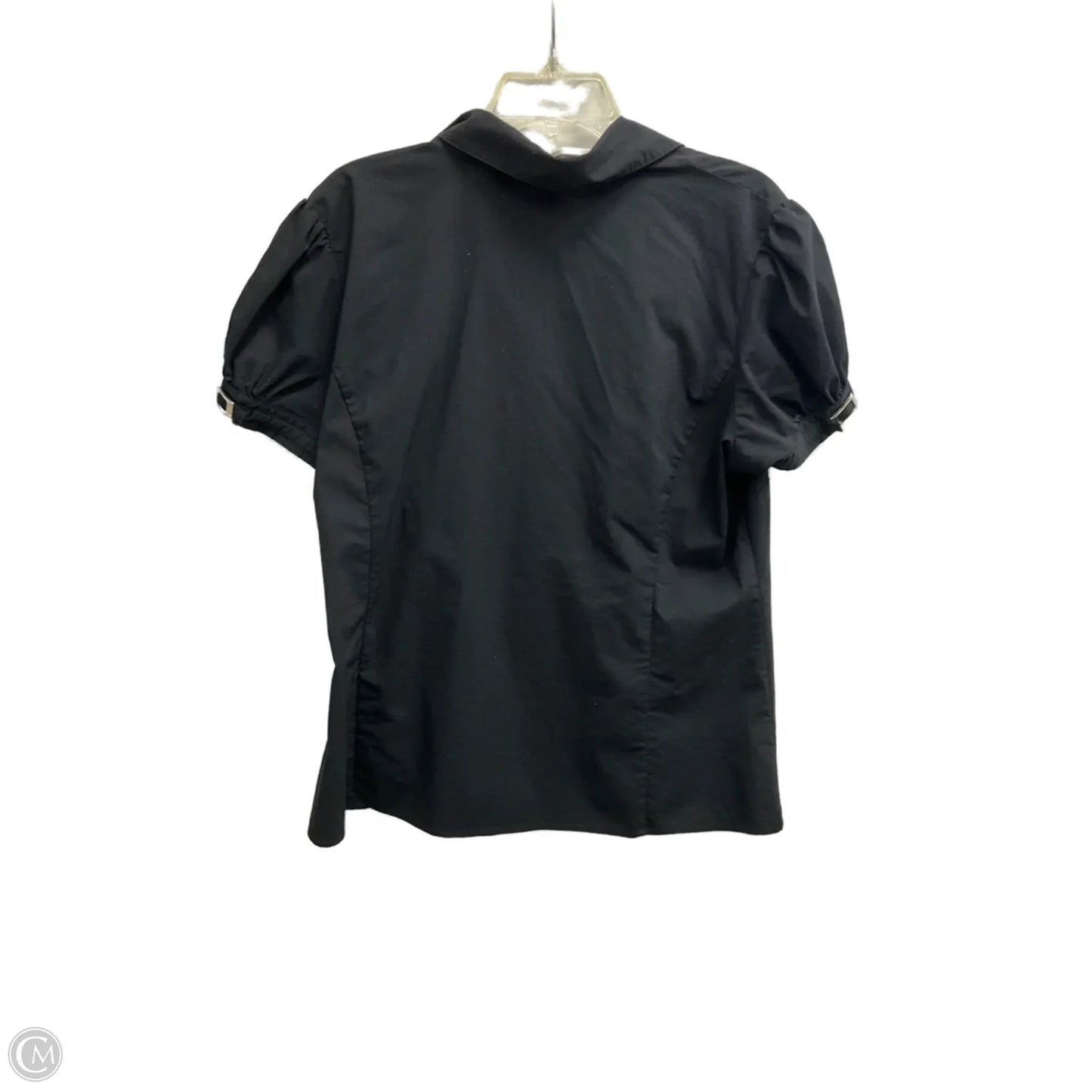 Top Short Sleeve By Apt 9 In Black, Size: 1x