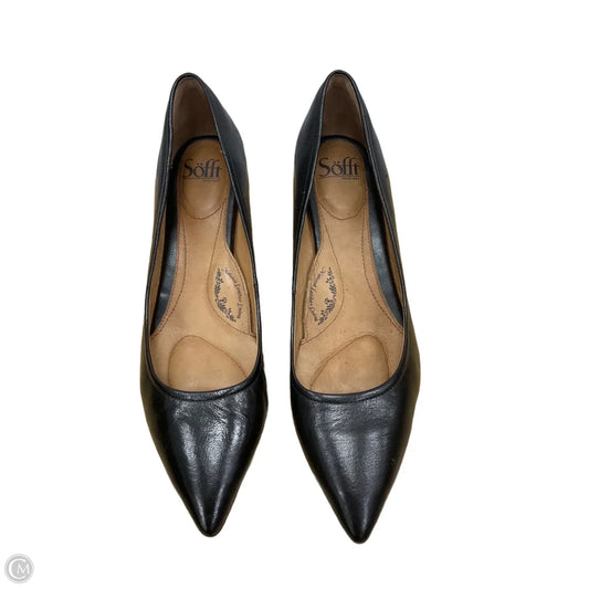 Shoes Heels Kitten By Sofft In Black, Size: 11