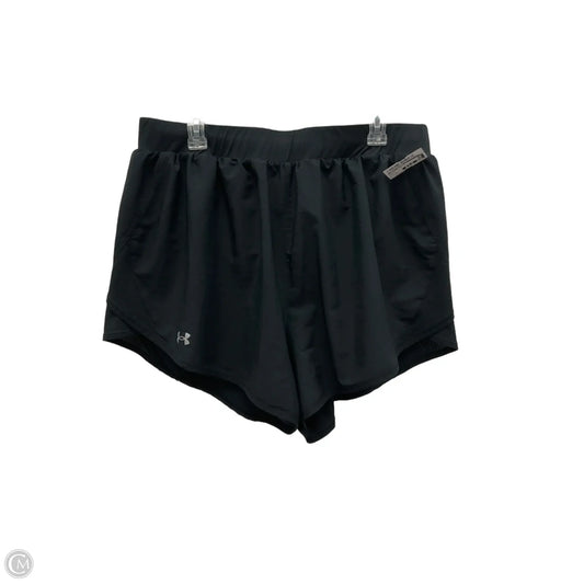 Athletic Shorts By Under Armour In Black, Size: 1x