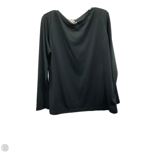 Athletic Top Long Sleeve Crewneck By Columbia In Black, Size: Xl