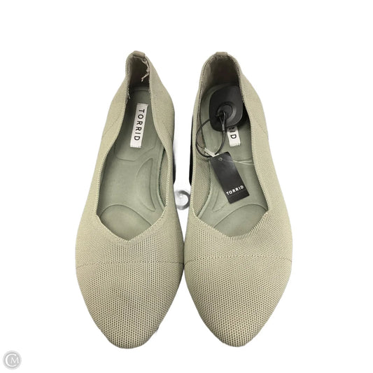 Shoes Flats By Torrid In Green, Size: 10