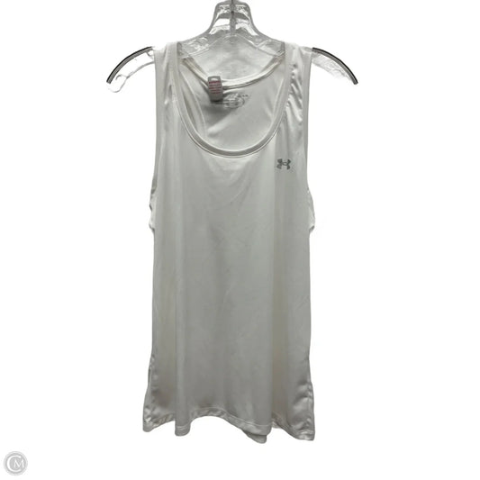 Athletic Tank Top By Under Armour In White, Size: L