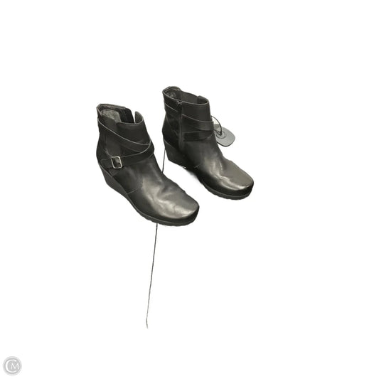 Boots Ankle Heels By Abeo In Black, Size: 9.5