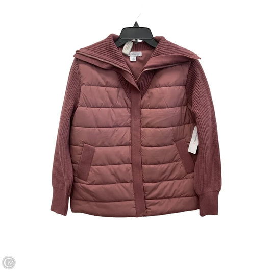 Jacket Puffer & Quilted By Liz Claiborne In Pink, Size: S