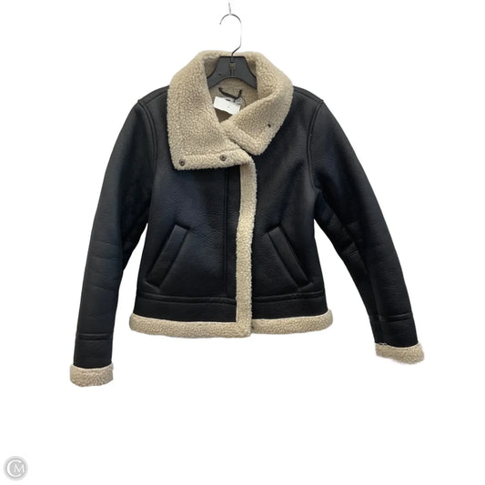 Jacket Faux Fur & Sherpa By Sonoma In Black, Size: S