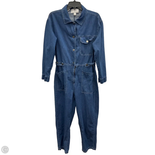 Jumpsuit By Anthropologie In Blue Denim, Size: S